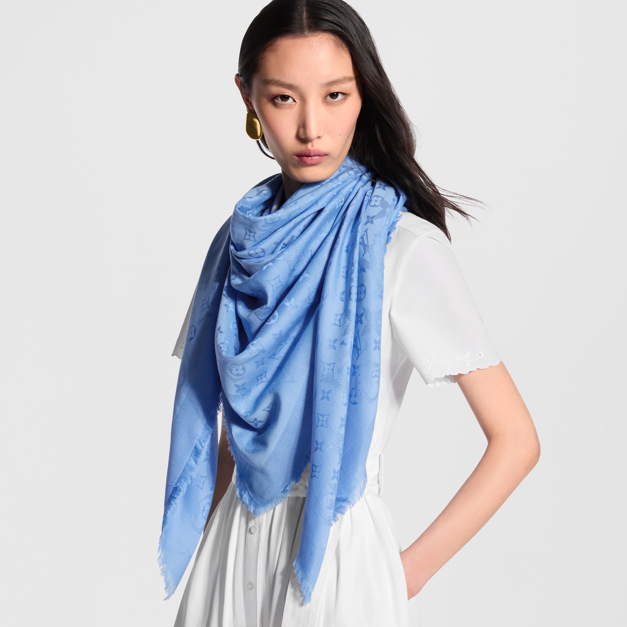 Blue Shawls Accessories | LOUIS VUITTON